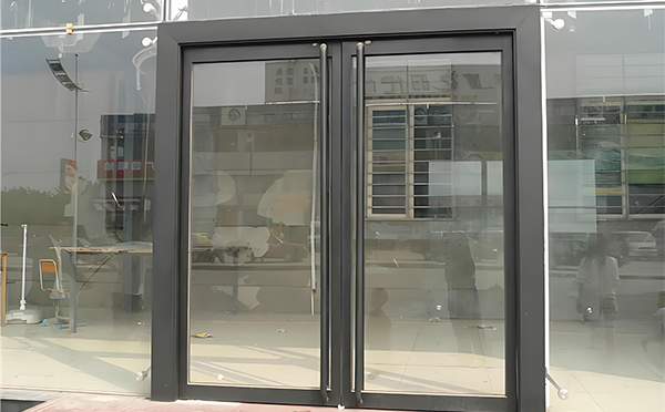 敦煌玻璃地弹门