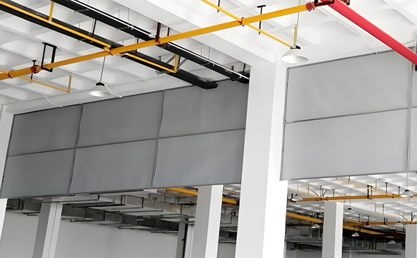 商场防烟分区常闭节点:敦煌挡烟垂壁高度与控制器接线图解 商场防烟分区常闭节点:敦煌挡烟垂壁高度与控制器接线图解