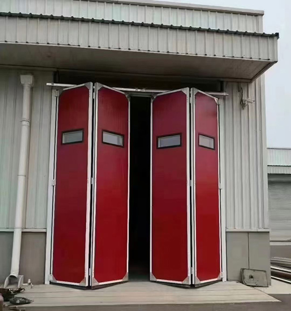 敦煌工业折叠门在大型装配车间出入口的应用实例